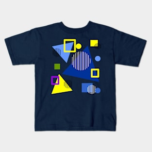 geometric shapes 1 by Salvesad Kids T-Shirt